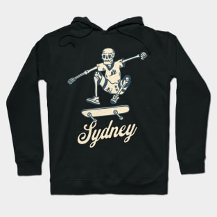 Sydney, Australia Bony Skaters Skateboarding Vacationing Hoodie